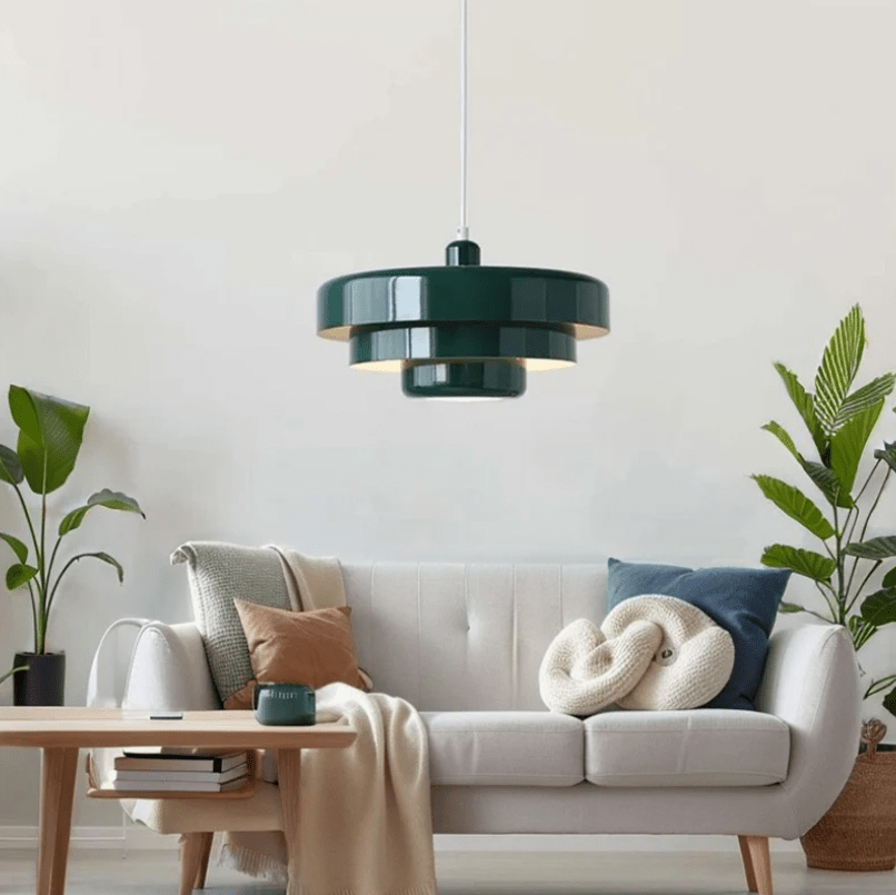 Bauhaus Metal LED Pendant Light - Bold and Vibrant Design - Lexians