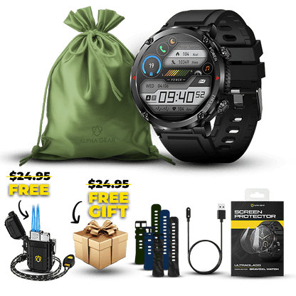 Bravo XL Men's Smart Watch with Large Screen & Fitness Tracking - Lexians