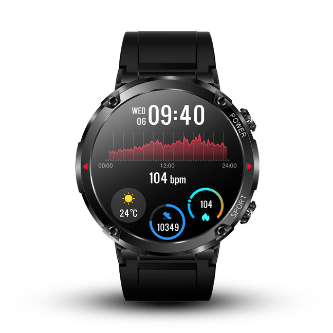 Bravo XL Men's Smart Watch with Large Screen & Fitness Tracking - Lexians