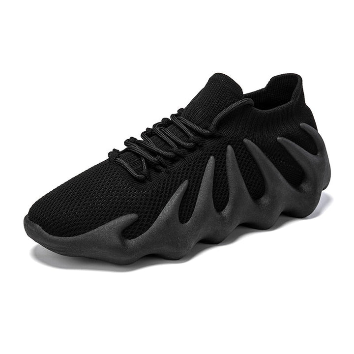 Milo men's walking & running shoes, featuring breathable mesh for active sports footwear.