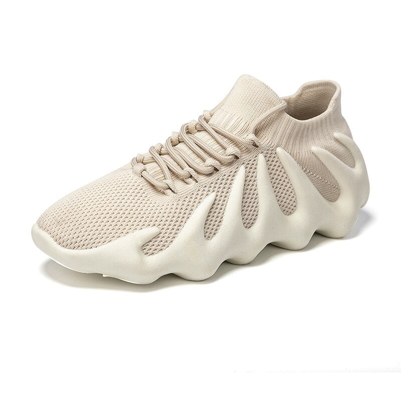 Stylish men's casual mesh sneakers, lightweight and breathable for daily comfort and active wear.