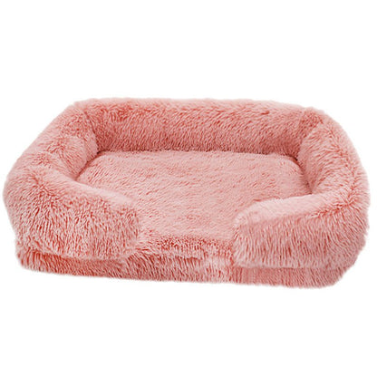 Calming Dog Bed Sofa with Plush Comfort for Pets - Lexians