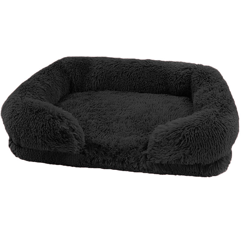 Calming Dog Bed Sofa with Plush Comfort for Pets - Lexians