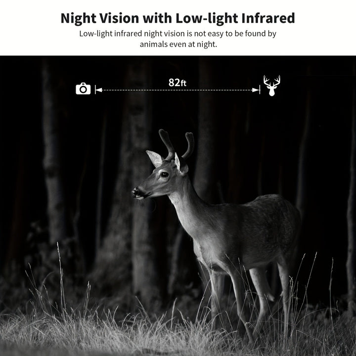 Outdoor surveillance camera: 4K resolution, solar power, instant alerts, ideal for wildlife tracking.