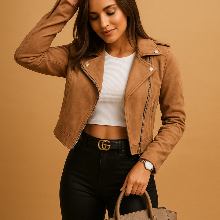 Stylish women's tailored jacket with a modern chic fit. Lightweight & versatile for office or sophisticated casual wear.