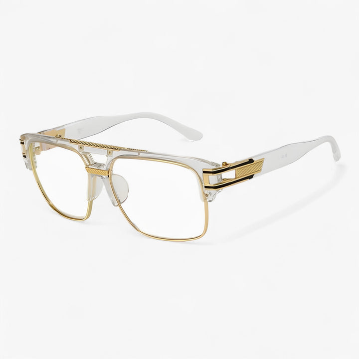 Durable unisex mirrored eyewear, featuring a comfortable square frame and excellent UV400 protection.