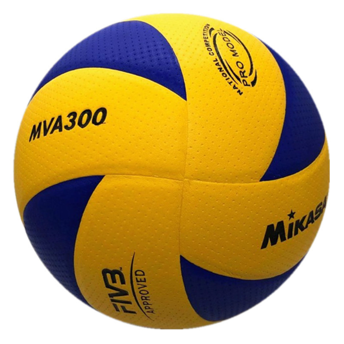 Classic volleyball for men and women, durable PU leather, white and blue finish, ideal for both indoor and outdoor play.