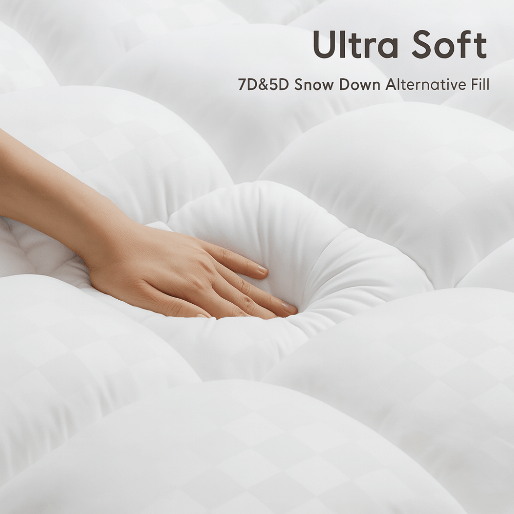 CloudLift™ Cooling Mattress Topper for Comfort - Lexians