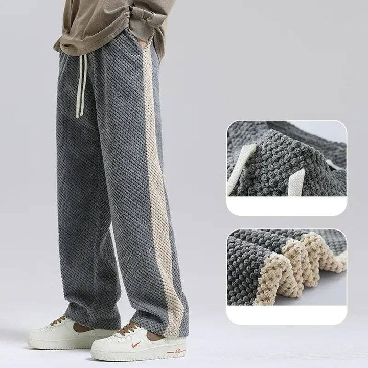 Cloudwear Men's Ultra-Soft Corduroy Sweatpants in a relaxed, comfortable fit with drawstring waist