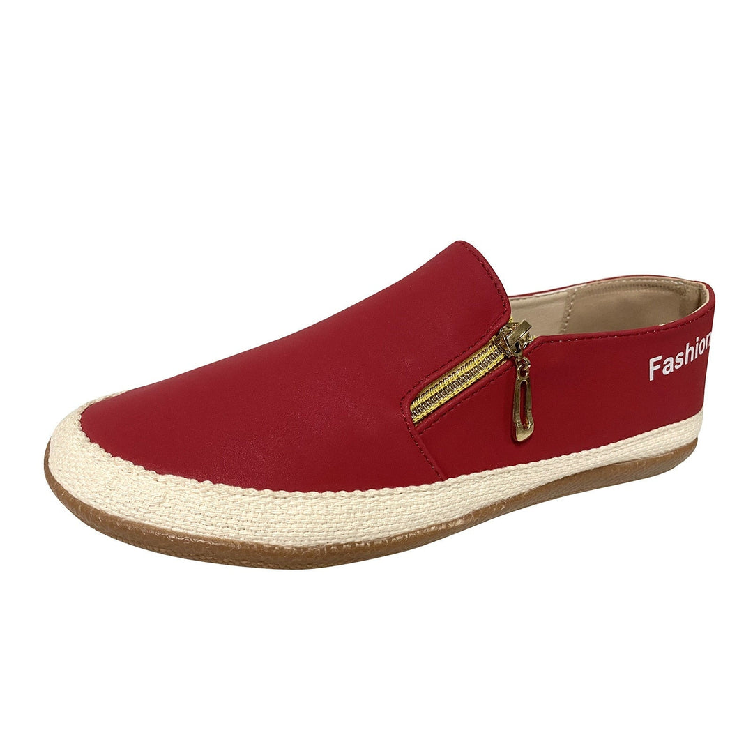 Lina women's comfortable slip-on sneakers. Round toe, non-slip sole, perfect for casual everyday walking & style.