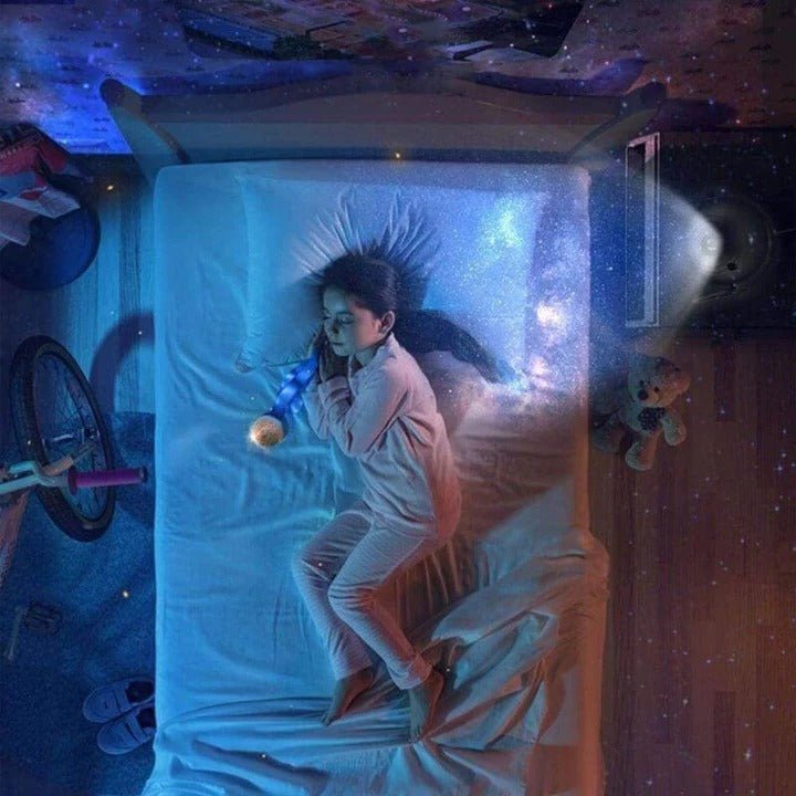 Compact Galaxy Projector with Planetarium Effects - Lexians