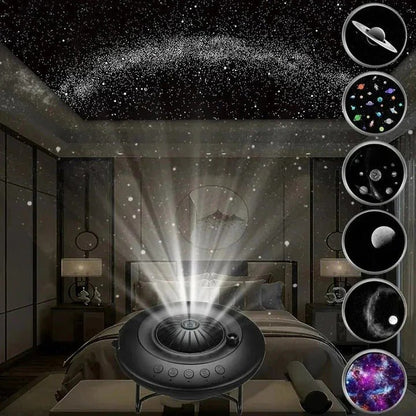 Compact Galaxy Projector with Planetarium Effects - Lexians
