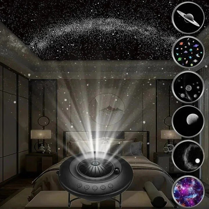 Compact Galaxy Projector with Planetarium Effects - Lexians