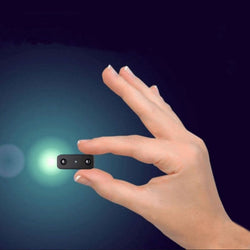"Compact HD video camera with motion detection, sleek design, ideal for discreet home security, real-time monitoring."