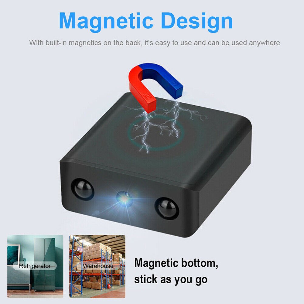 Compact Micro HD WiFi Camera with Audio and Night Vision - Lexians