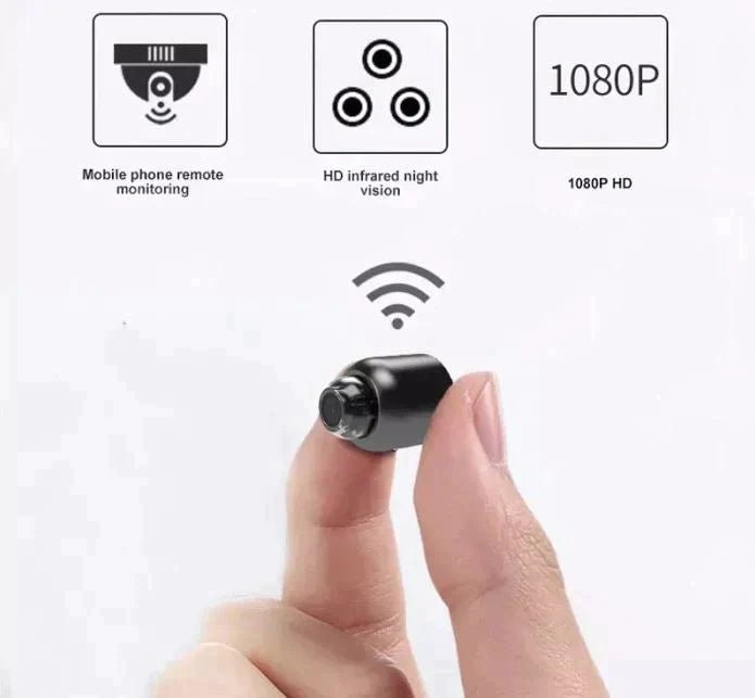 Compact Night Vision WiFi Camera for Home Surveillance - Lexians