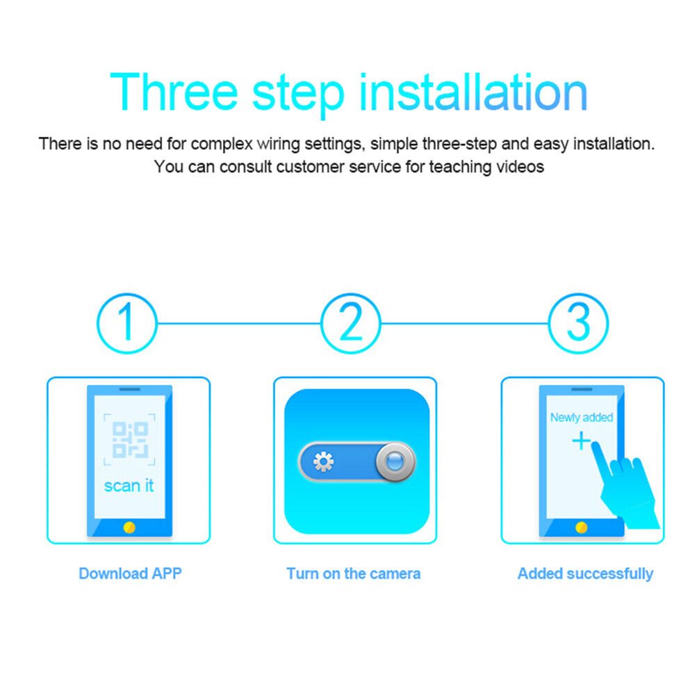 Compact Night Vision WiFi Camera for Home Surveillance - Lexians