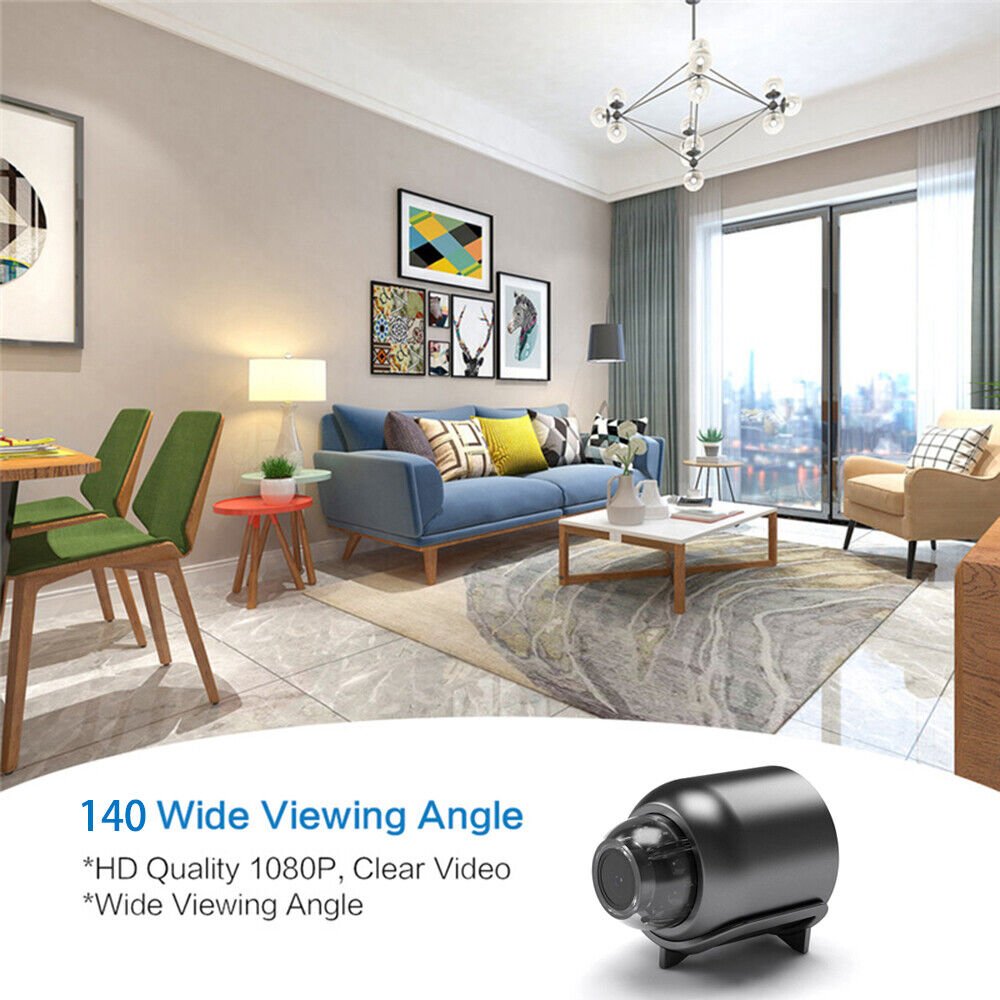 Compact Night Vision WiFi Camera for Home Surveillance - Lexians