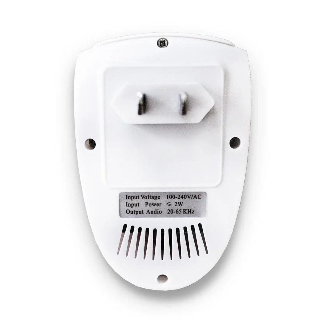 "Compact ultrasonic bed bug repellent device, chemical-free, easy plug-in, effective in 48 hours; safe for kids and pets."