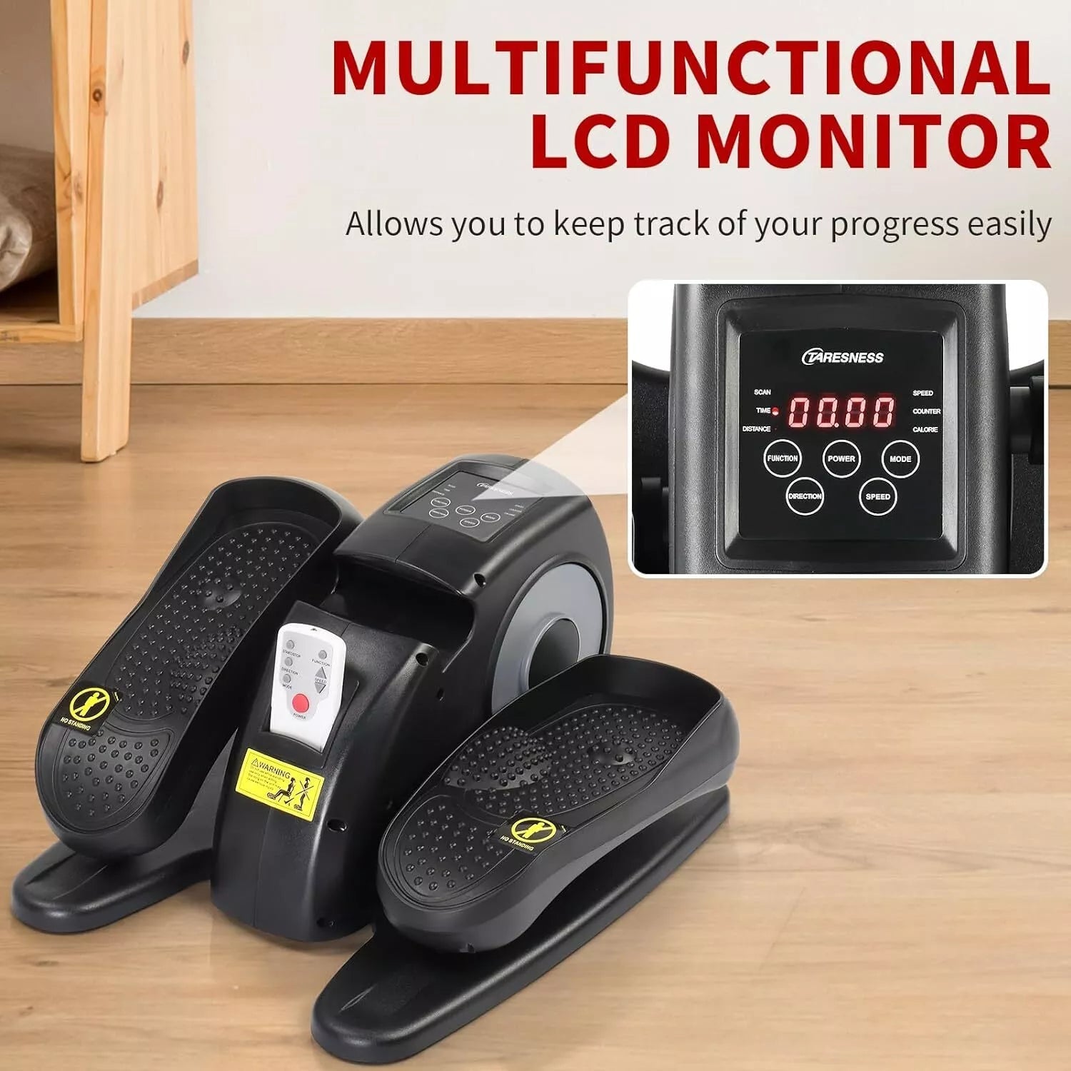 Compact Under Desk Ellipse Leg Exerciser for Home & Office - Lexians
