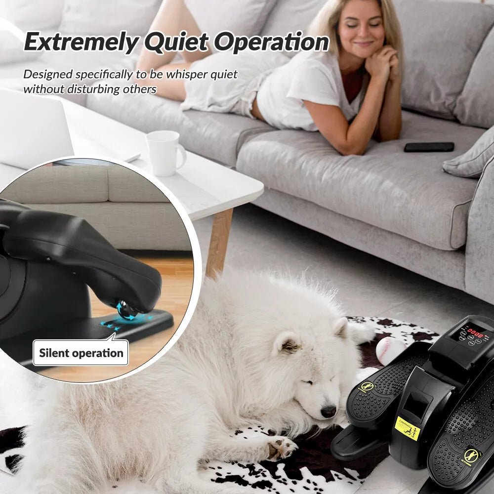 Compact Under Desk Ellipse Leg Exerciser for Home & Office - Lexians