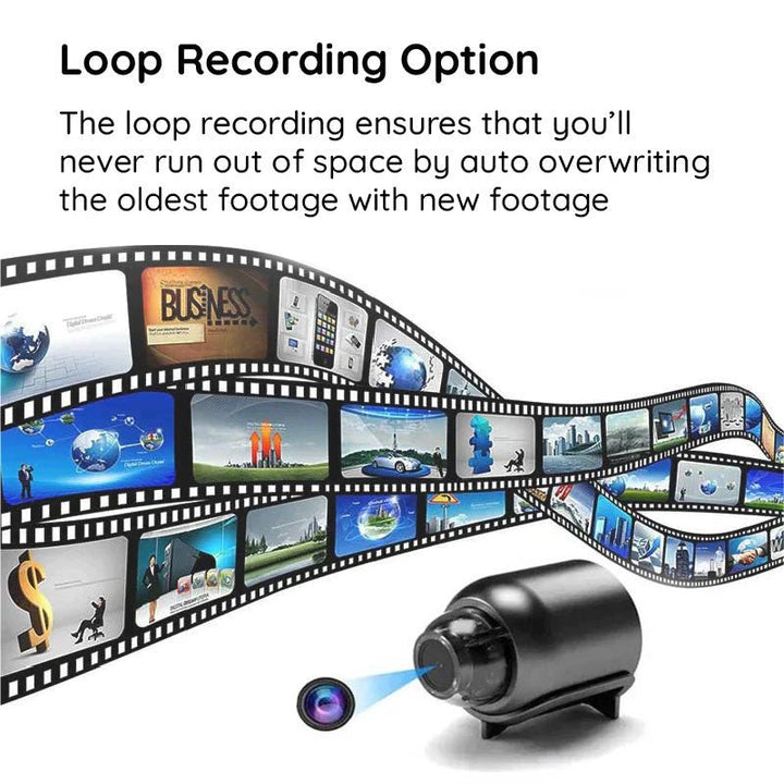 Compact WiFi Camera with Night Vision for Security - Lexians