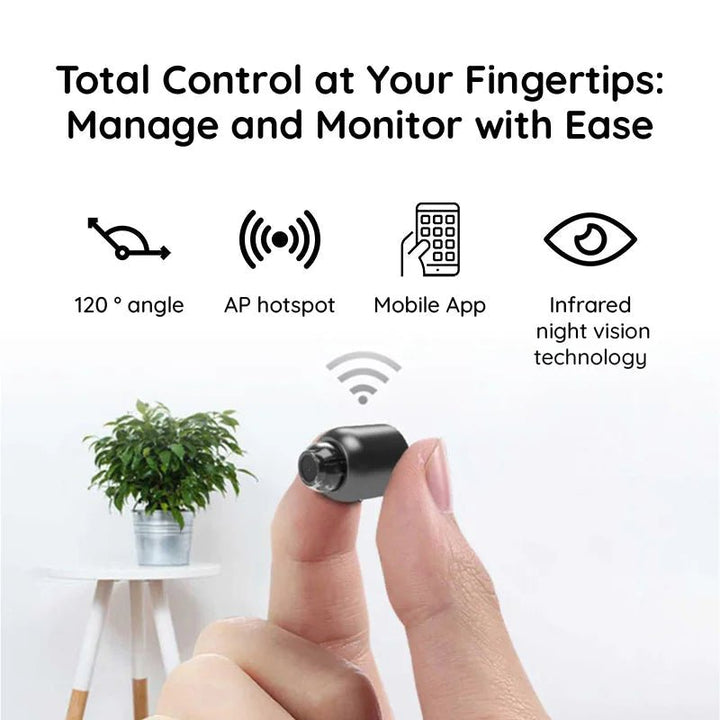 Compact WiFi Camera with Night Vision for Security - Lexians