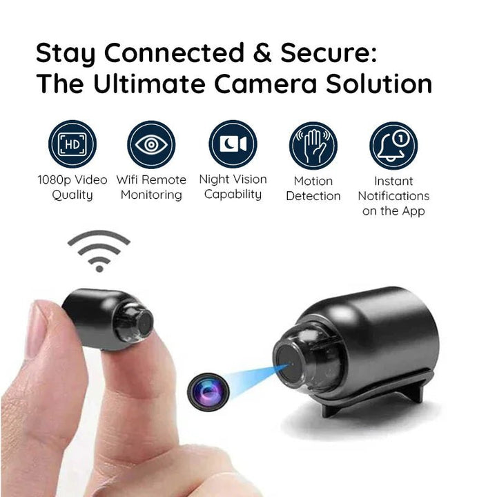 Compact WiFi Camera with Night Vision for Security - Lexians
