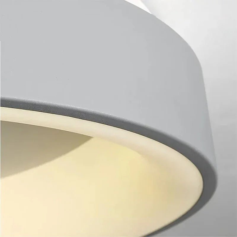 Contemporary Circular Metal LED Ceiling Light - Lexians
