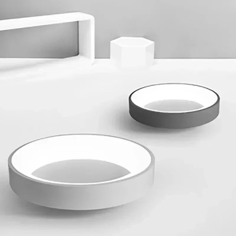 Contemporary Circular Metal LED Ceiling Light - Lexians