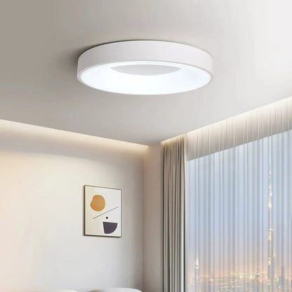 Contemporary Circular Metal LED Ceiling Light - Lexians