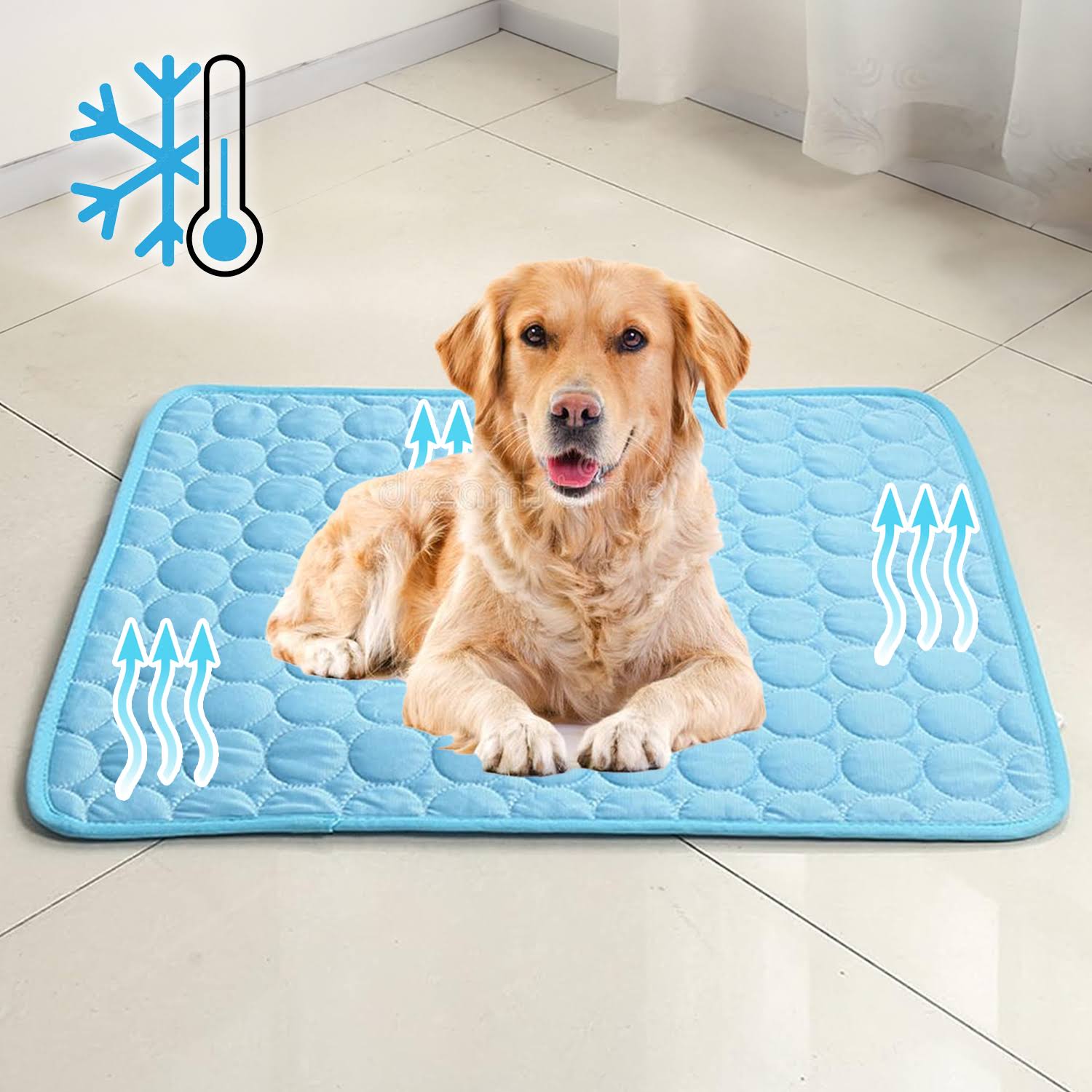 Cooling Dog Mat - Pet Heat Relief & Comfort - Lexians