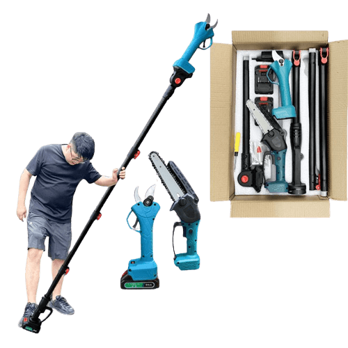 Cordless 8 inch Chainsaw & Pole Saw for Gardeners - Lexians