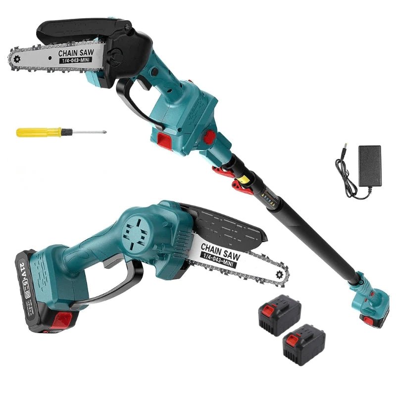 Cordless 8 inch Chainsaw & Pole Saw for Gardeners - Lexians