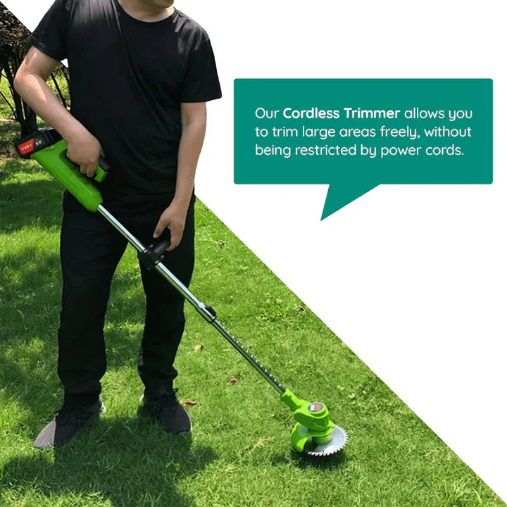Cordless Electric Grass Trimmer - Battery Operated by Homeowners - Lexians