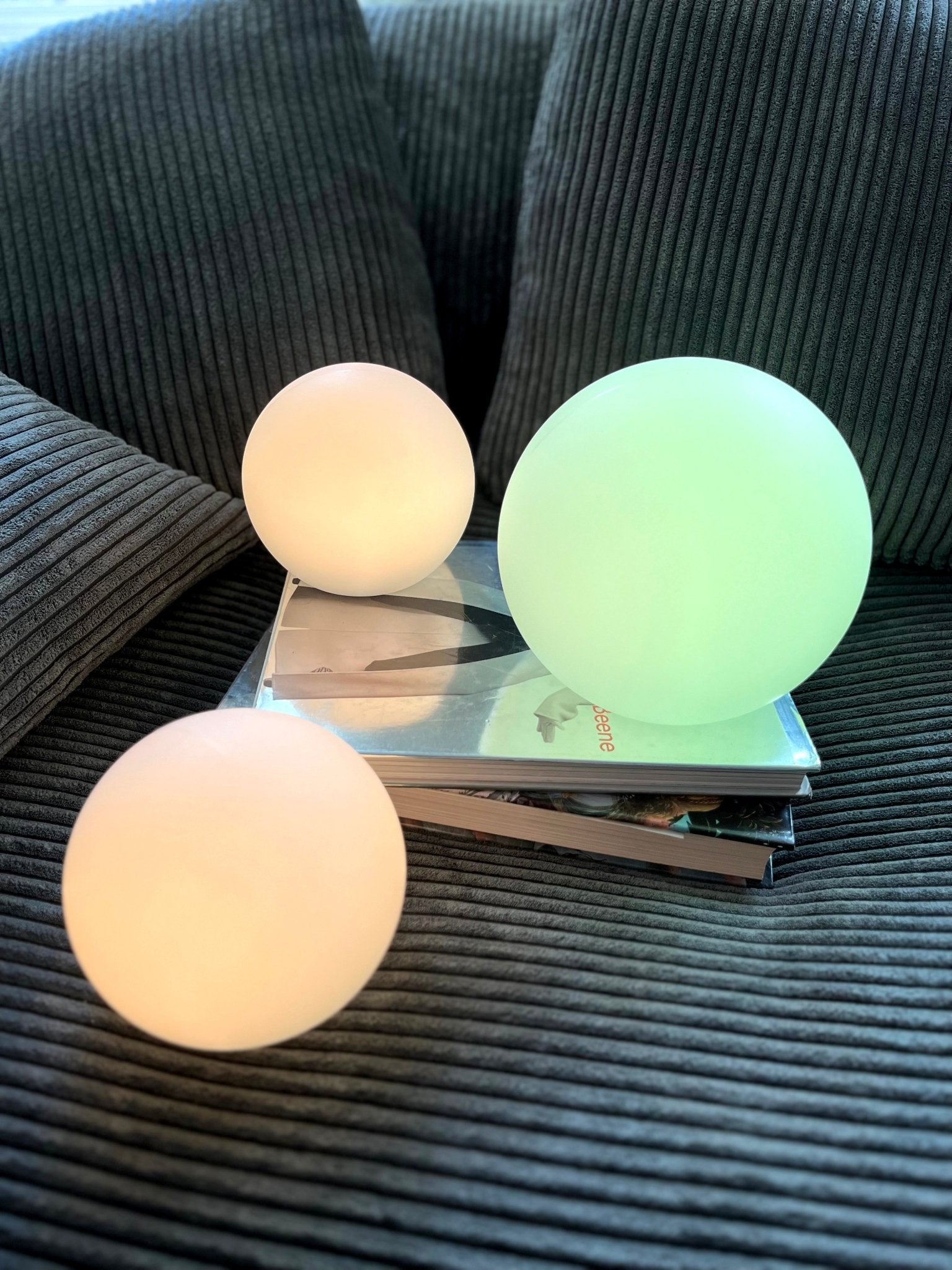 Cordless LED Moon Table Lamp with 16 Colour Options - Lexians