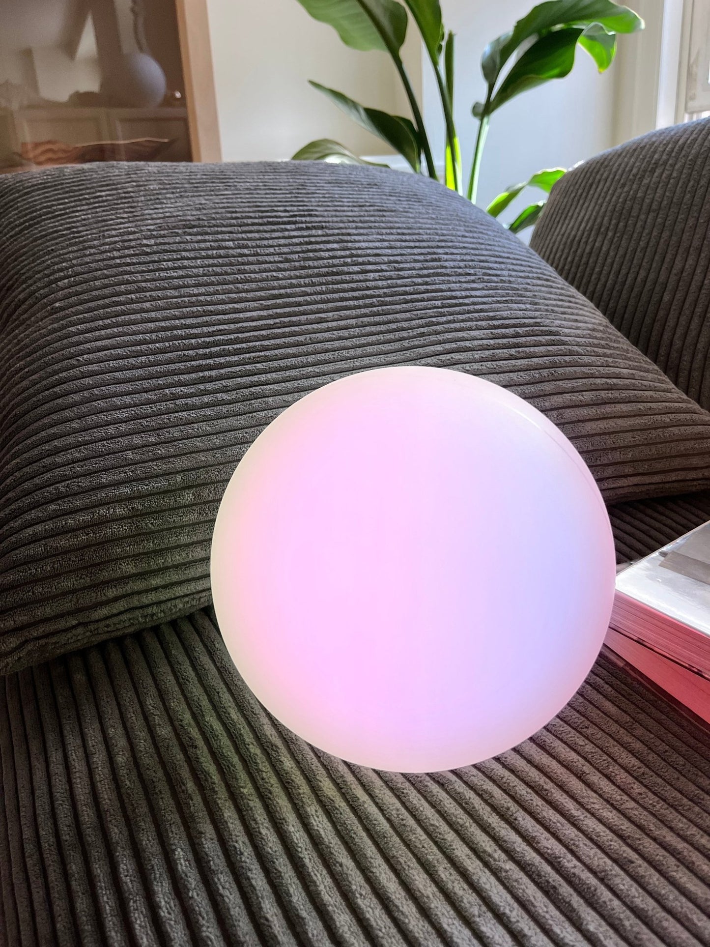 Cordless LED Moon Table Lamp with 16 Colour Options - Lexians