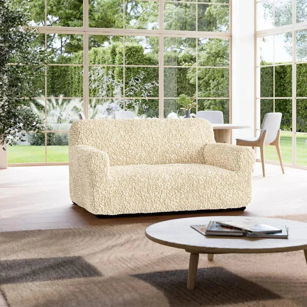 Cotton Loveseat 2 - Seater Slipcover - Kid & Pet Friendly - Lexians
