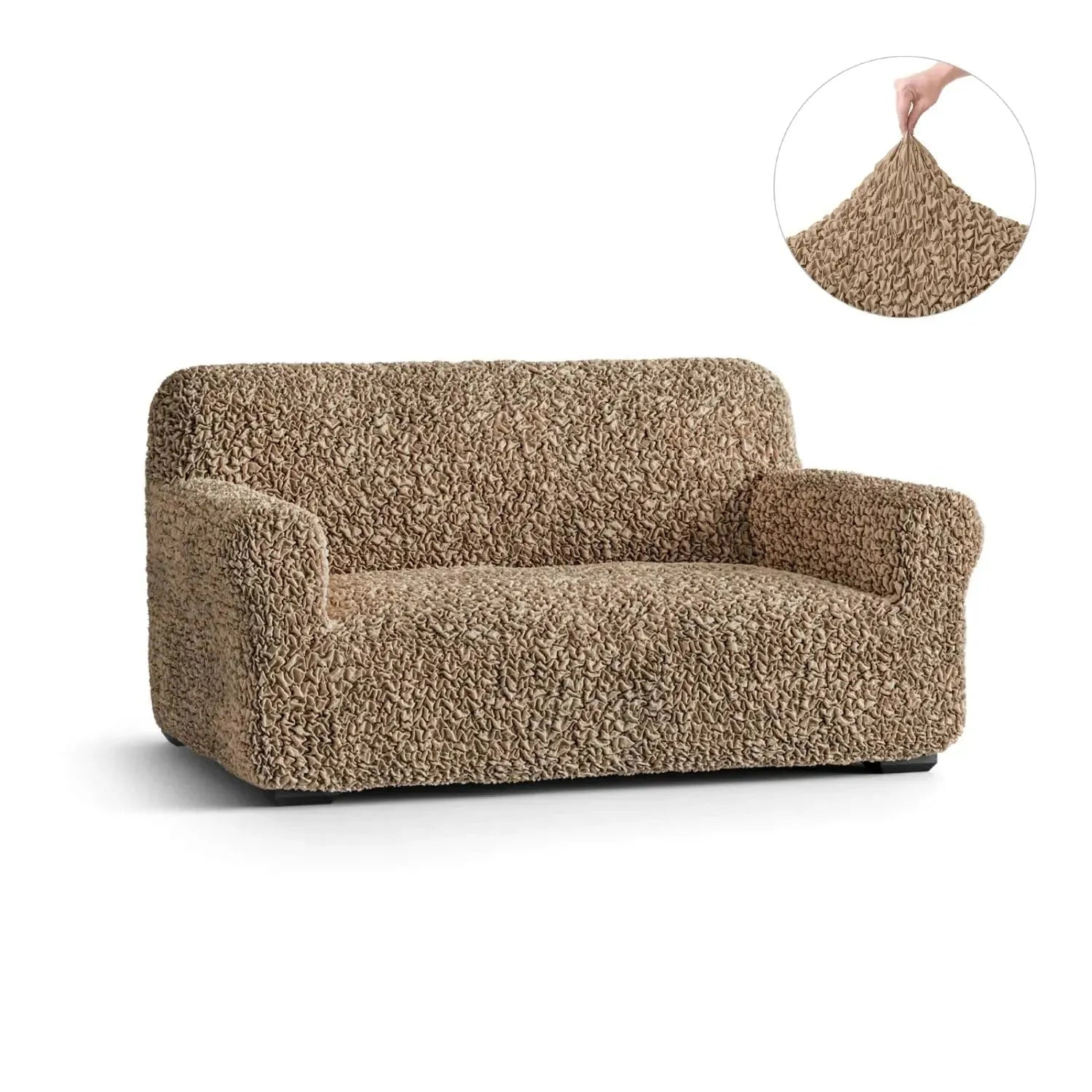Cotton Loveseat 2 - Seater Slipcover - Kid & Pet Friendly - Lexians