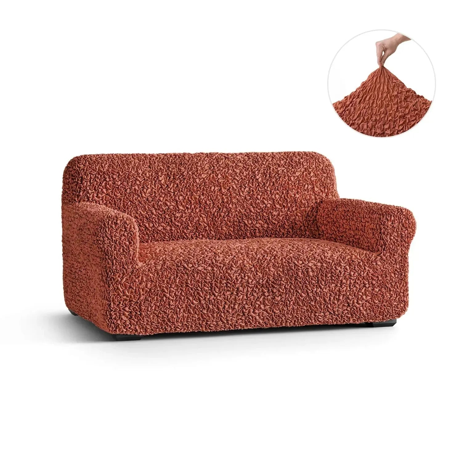 Cotton Loveseat 2 - Seater Slipcover - Kid & Pet Friendly - Lexians