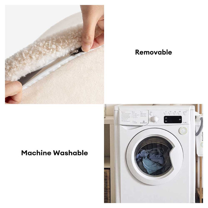 Cozy Orthopedic Striped Dog Bed - Plush Hideaway for Pets - Lexians