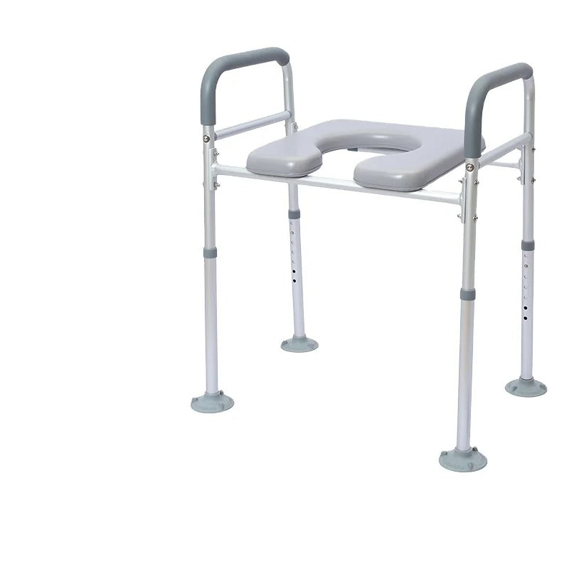 Adjustable Raised Toilet Seat Riser with Handles