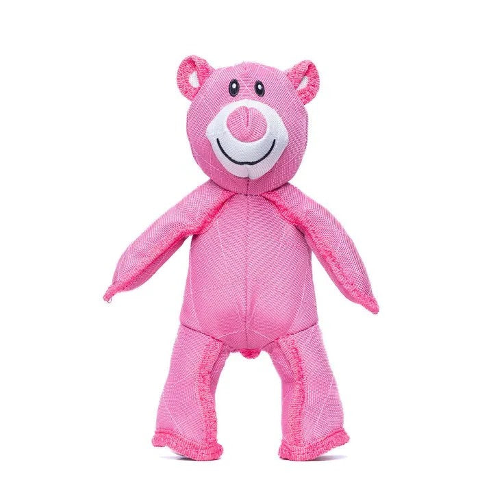 Chew-resistant bear dog toy for heavy chewers. This durable, interactive toy withstands aggressive play.
