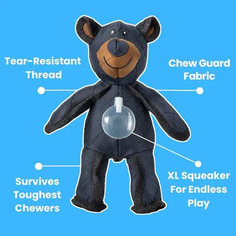 Durable Bear Dog Toy for Heavy Chewers with Squeaker - Lexians