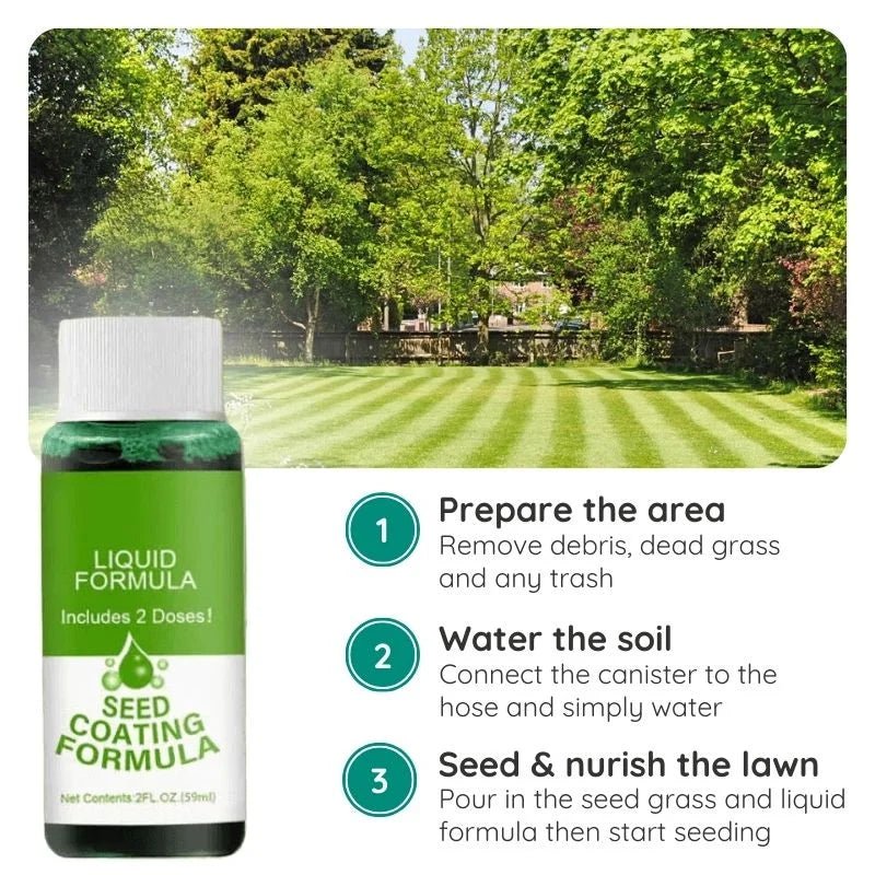 Eco - Friendly Lawn Seed Spray for Flawless Grass Growth - Lexians