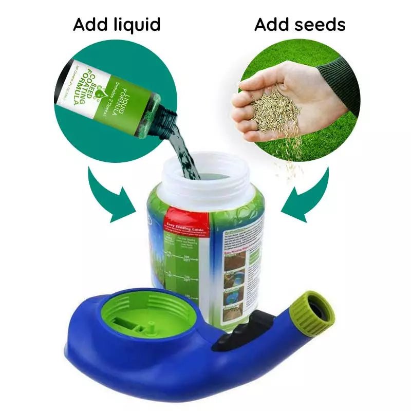 Eco - Friendly Lawn Seed Spray for Flawless Grass Growth - Lexians