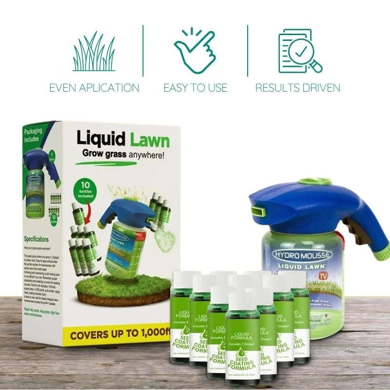 Eco - Friendly Lawn Seed Spray for Flawless Grass Growth - Lexians