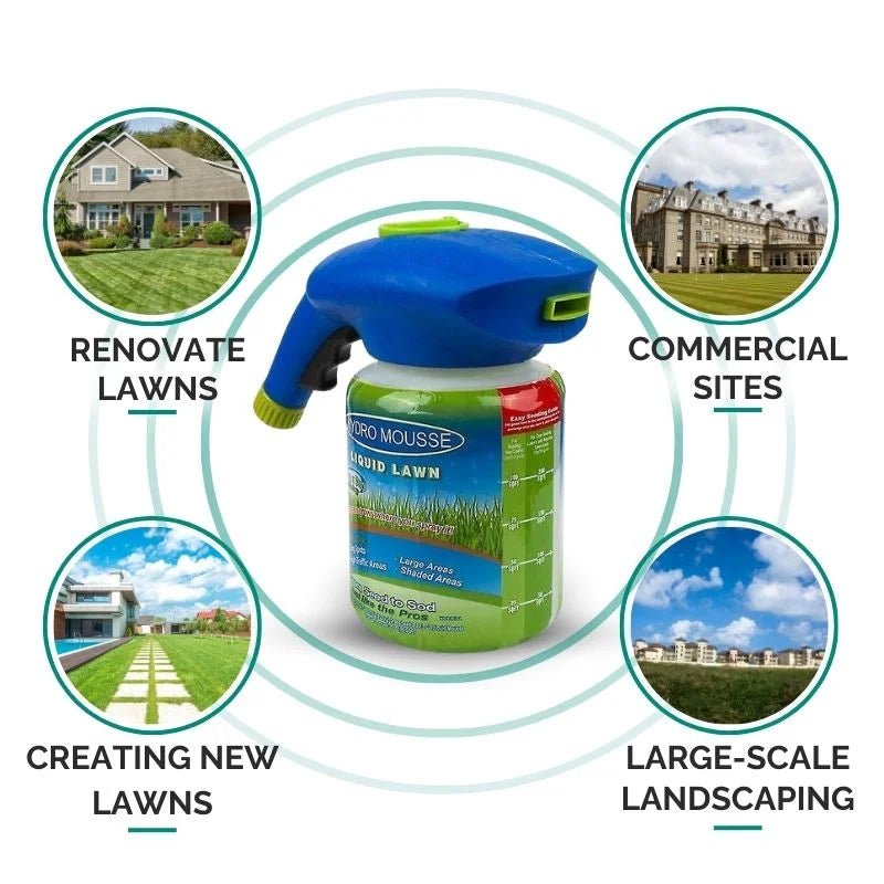 Eco - Friendly Lawn Seed Spray for Flawless Grass Growth - Lexians