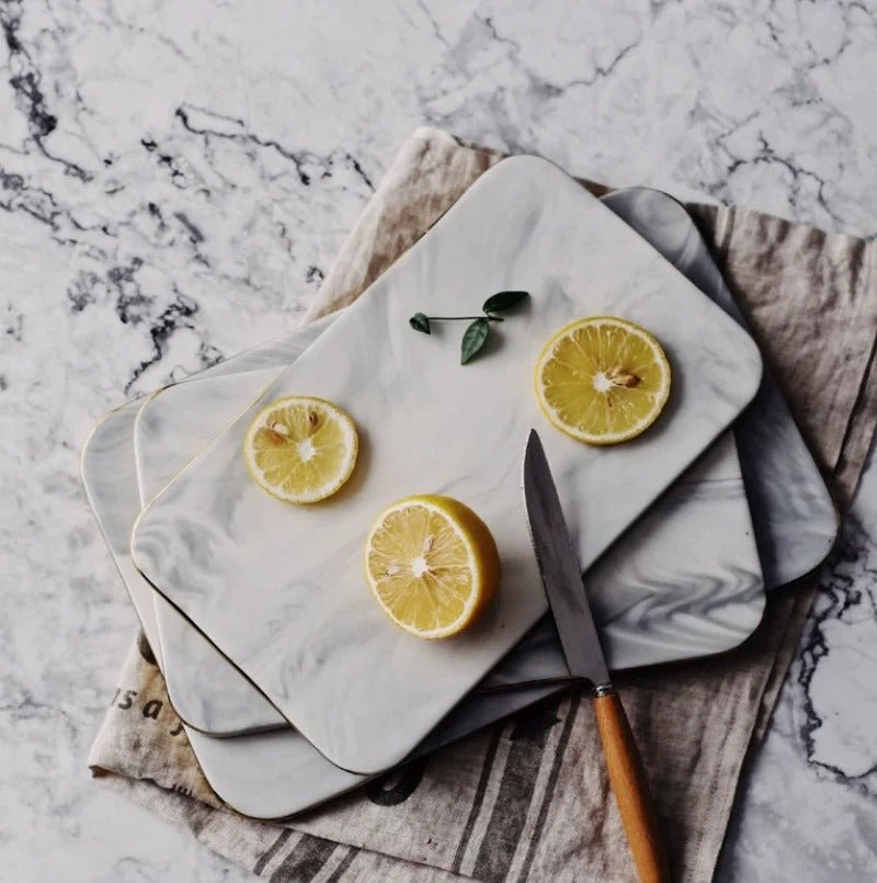 Elegant Marble Cutting Board for Kitchen - Lexians