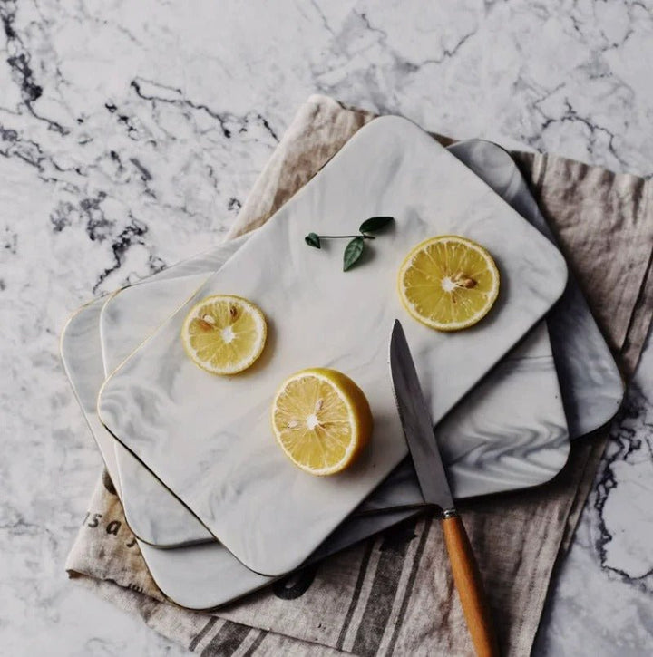 Elegant Marble Cutting Board for Kitchen - Lexians